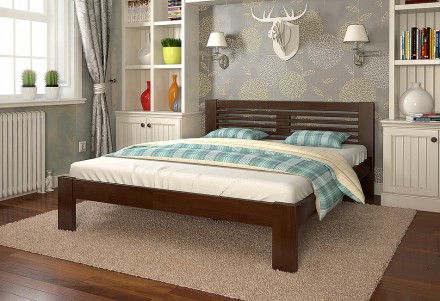 Кровать изготовлена из натурального дерева : бука или сосны (на выбор покупателя. . фото 5