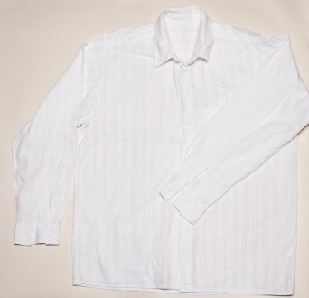 Белая рубашка, размер 50, L, ворот 41
Мерки :
Длина по спинке - 81
Ширина в п. . фото 3