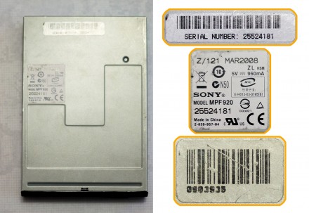 Дисковод + шлейф

Sony MPF920 1.44MB 3.5" FDD (Чорний) - 25 грн.
TEAC FD-235H. . фото 4
