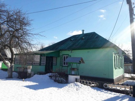 Продам дом (деревянный обложен белым кирпичем) г. Бахмач Черниговская область. О.  Бахмач. фото 2