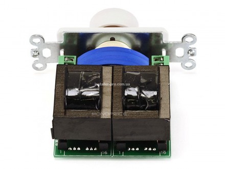 Поворотный настенный контроллер громкости (цвет белый) для акустических систем д. . фото 3