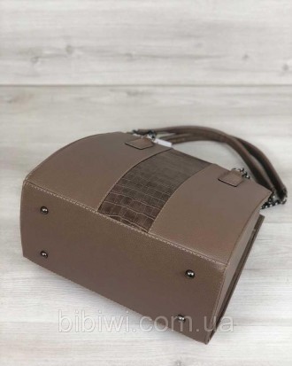  Женская классическая сумка Welassie, изготовлена из искусственной кожи. Имеет о. . фото 5