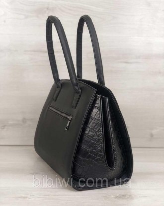  Стильная женская сумка Виржини выполнена из эко-кожи высокого качества. Модель . . фото 3