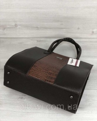  Женская, классическая сумка WeLassie, изготовлена из
искусственной кожи. Имеет . . фото 4