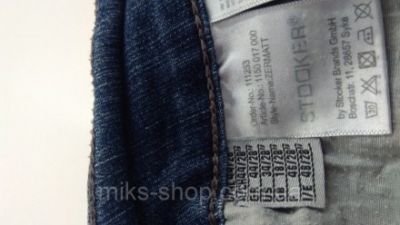 Женские джинсы STOOKER. Ткань коттон - эластан, хорошо тянутся. Высокая талия, з. . фото 8