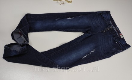 Женские эластичные, зауженные джинсы на пуговицах. Размер 46. Ткань 98% коттон, . . фото 9