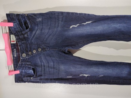 Женские эластичные, зауженные джинсы на пуговицах. Размер 46. Ткань 98% коттон, . . фото 10