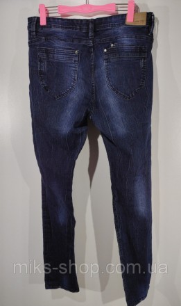 Женские эластичные, зауженные джинсы на пуговицах. Размер 46. Ткань 98% коттон, . . фото 4