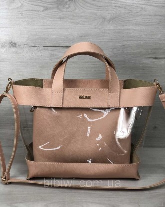  Стильная молодежная сумка Амира выполнена из кожзаменителя высокого качества. К. . фото 2