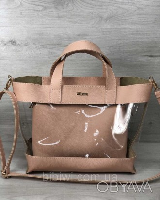  Стильная молодежная сумка Амира выполнена из кожзаменителя высокого качества. К. . фото 1