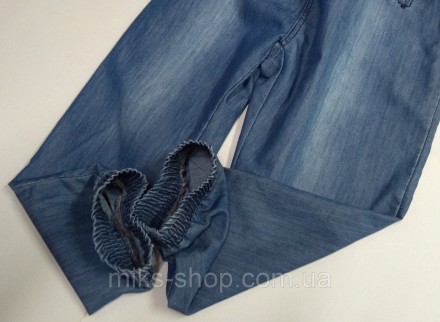 Женские джинсы на резинке. Размер L. Ткань 70% коттон, 30% спандекс. Карманы ими. . фото 7