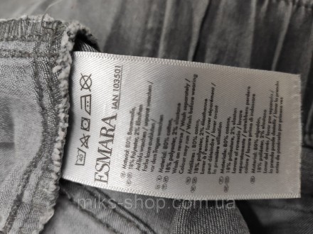 Женские серые зауженные джинсы Esmara. Ткань коттон -эластан. Размер 46. Замеры . . фото 11