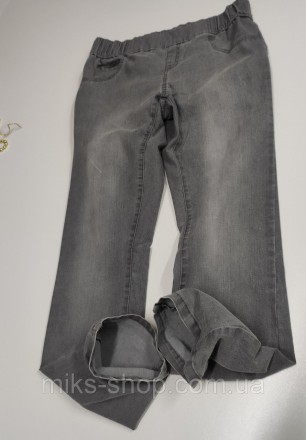 Женские серые зауженные джинсы Esmara. Ткань коттон -эластан. Размер 46. Замеры . . фото 5