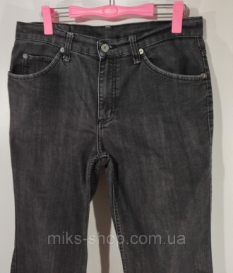 Мужские прямые серые джинсы mustang. Размер 34. Ткань эластан - коттон. Замеры в. . фото 3