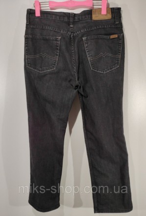 Мужские прямые серые джинсы mustang. Размер 34. Ткань эластан - коттон. Замеры в. . фото 6