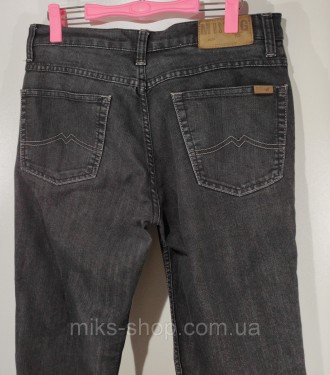 Мужские прямые серые джинсы mustang. Размер 34. Ткань эластан - коттон. Замеры в. . фото 7