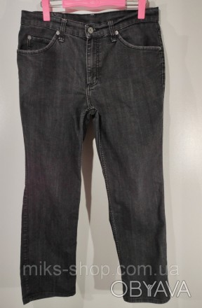 Мужские прямые серые джинсы mustang. Размер 34. Ткань эластан - коттон. Замеры в. . фото 1