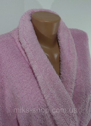 Женский розовый халат Diva. Размер L. Ткань 100% полиэстер. Замеры в см:
Длина 1. . фото 4