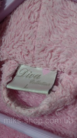 Женский розовый халат Diva. Размер L. Ткань 100% полиэстер. Замеры в см:
Длина 1. . фото 7