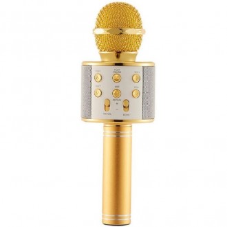Беспроводной Караоке-Микрофон WS-858 - это устройство объединившее в себе вокаль. . фото 2