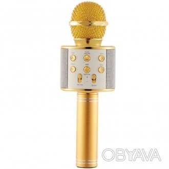 Беспроводной Караоке-Микрофон WS-858 - это устройство объединившее в себе вокаль. . фото 1