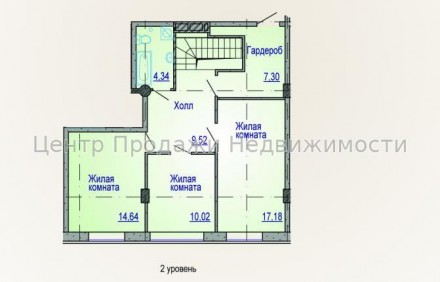 Центр продажи недвижимости предлагает приобрести двухуровневую 4х комнатную квар. . фото 4