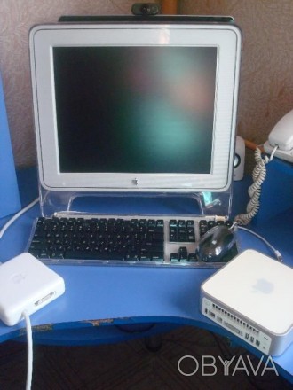 Продам компьютер Apple,в комплекте монитор,клавиатура,мышь,зарядное,всё фирмы Ap. . фото 1