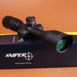 Новый оптический прицел Sniper 3-9X40 с подсветкой, усиленными кольцами, подпруж. . фото 1