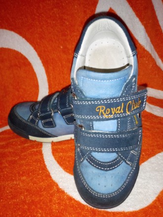 Продам детские ортопедические супер-стильные кроссовки для мальчика голубого цве. . фото 4