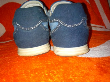 Продам детские ортопедические супер-стильные кроссовки для мальчика голубого цве. . фото 5