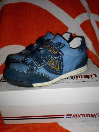Продам детские ортопедические супер-стильные кроссовки для мальчика голубого цве. . фото 2