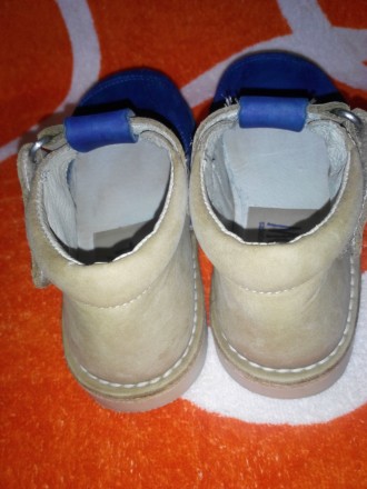ПРОДАМ  ортопедические туфли высокого качества натуральная Итальянская кожа сине. . фото 8
