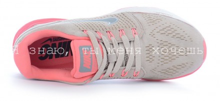 Кроссовки женские из натуральной замши в светло-серо-розовом цвете Nike Lunargli. . фото 5