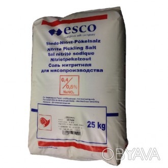 Соль нитритная про-во ESCO (Германия) 
0,3 кг - 15 грн. 
0,5 кг - 25 грн.
1 к. . фото 1