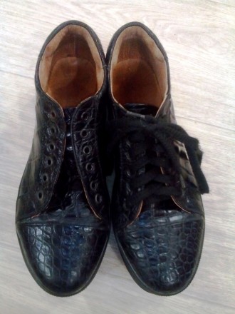 Продам кожаные туфли на толстой подошве (толщина подошвы 4,5 см), на шнурке. Нат. . фото 2