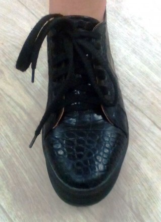 Продам кожаные туфли на толстой подошве (толщина подошвы 4,5 см), на шнурке. Нат. . фото 9