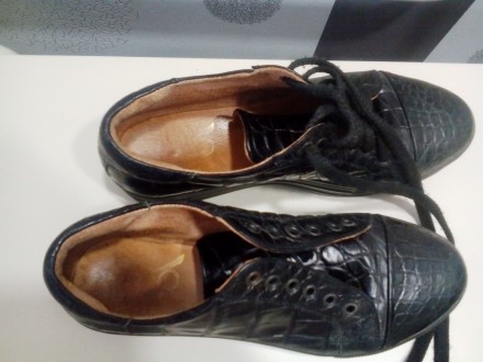 Продам кожаные туфли на толстой подошве (толщина подошвы 4,5 см), на шнурке. Нат. . фото 8