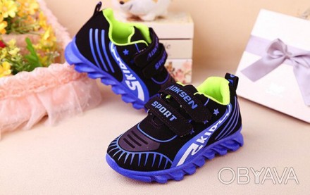 Цвет: черный с фиолетовым

Ударопоглощающая, дышащая спортивная детская обувь. . фото 1