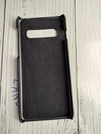 Чехол для телефона samsung S10 из восковой кожи с масляным покрытием в стиле рет. . фото 3