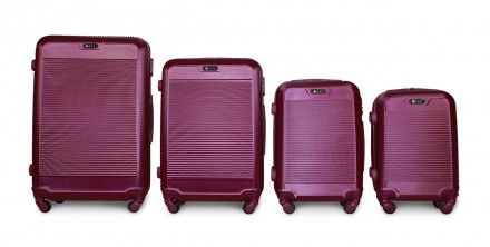 Набор чемоданов Fly 1093 отличает лёгкий вес и строгий дизайн. Идеально подойдет. . фото 2