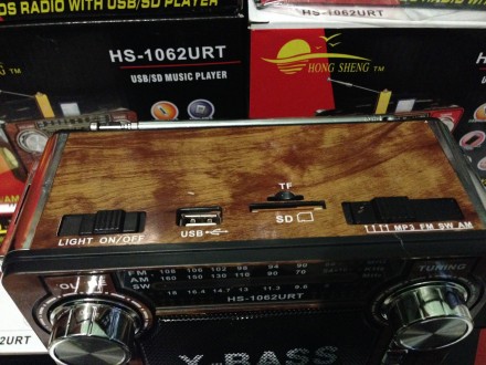 HS-1061URT портативная колонка / бум бокс / цифровой спикер / - акустика с USB, . . фото 3