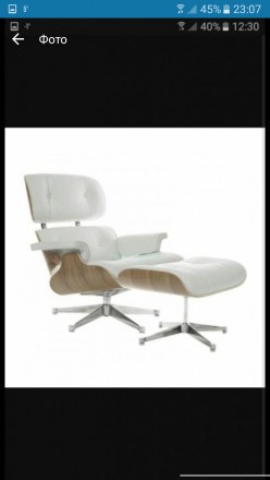 Название:Eames Lounge Chair& ottoman
Дизайнер:Charles & Ray Eames
Материалы:Ко. . фото 2