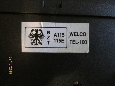 Телефон стационарный Welco Tel-100 в рабочем состоянии. Возможна отправка почтой. . фото 3
