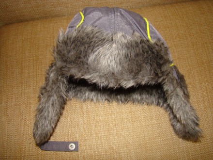 Продам шапку ушанку H&M новую, 4-6лет, 110-116, искусственный мех, утеплитель и . . фото 3