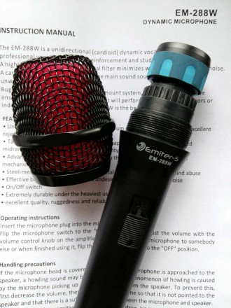 Проводной вокальный микрофон
С кнопкой включения
Тип: Динамический
Диаграмма . . фото 4