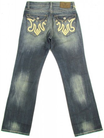 МЕК , популярнейший в США бренд джинсовой одежды. Джинсы Karouba, состаренные, к. . фото 4