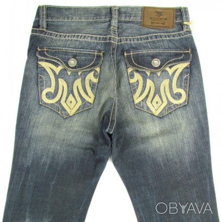 МЕК , популярнейший в США бренд джинсовой одежды. Джинсы Karouba, состаренные, к. . фото 1