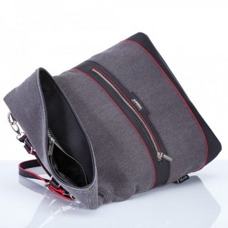 Молодежный, модного дизайна рюкзак – сумка, с двумя плечевыми регулируемыми лямк. . фото 5