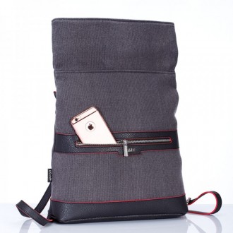 Молодежный, модного дизайна рюкзак – сумка, с двумя плечевыми регулируемыми лямк. . фото 6
