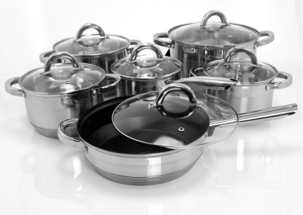 Набор посуды 12-элементов
с 9-уровневым дном
Австрийская компания RONNER

ОС. . фото 2